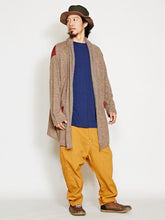 バイカラーMEN'Sロングカーディガン