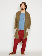 バイカラーMEN'Sロングカーディガン