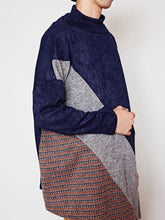 yul パッチワークMEN'Sニットトップス