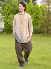 yul パッチワークMEN'Sニットトップス