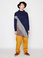 yul パッチワークMEN'Sニットトップス