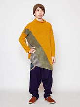 yul パッチワークMEN'Sニットトップス