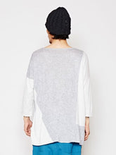 yul バイカラーパッチワークMEN'Sトップス