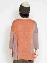yul バイカラーパッチワークMEN'Sトップス