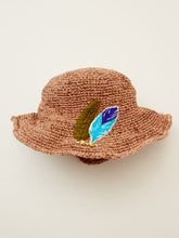 フェザー刺繍ワッペンハット
