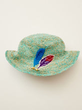 フェザー刺繍ワッペンハット