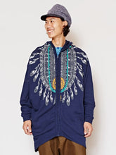 ネイティブ柄MEN'Sロングパーカー
