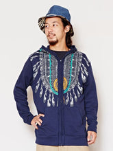 ネイティブ柄MEN'Sパーカー