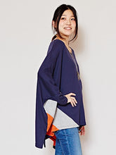 レトロカラービッグシルエットトップス