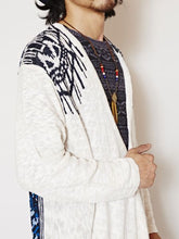 ニットジャガードMEN'Sカーディガン