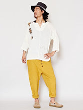 ネイティブ柄刺繍MEN'Sトップス