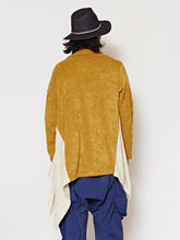 旅人風バイカラーMEN'Sカーディガン