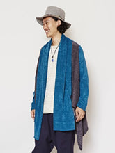 旅人風バイカラーMEN'Sカーディガン