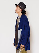 タイコットンパッチワークMEN'Sカーディガン