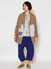 タイコットンパッチワークMEN'Sカーディガン