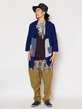 タイコットンパッチワークMEN'Sカーディガン