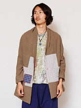 タイコットンパッチワークMEN'Sカーディガン