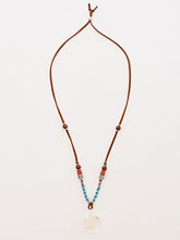 HAND MADE ガラス玉ネックレス