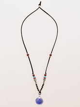 HAND MADE ガラス玉ネックレス