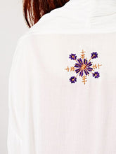 yul 刺繍入りシンプルカーディガン