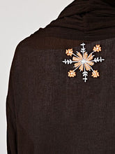 yul 刺繍入りシンプルカーディガン