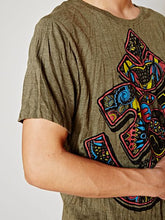 エスニックプリントメンズTシャツ