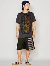エスニックプリントメンズTシャツ