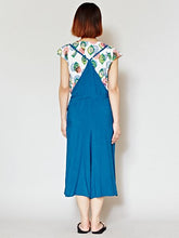 yul シンプル7分丈サロペット