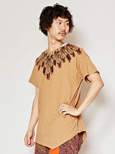 ネイティブ柄MEN'S変形Tシャツ