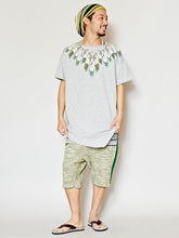 ネイティブ柄MEN'S変形Tシャツ