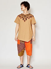 ネイティブ柄MEN'S変形Tシャツ