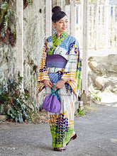 レトロモダン藤の花セパレート浴衣