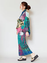 レトロモダン藤の花セパレート浴衣