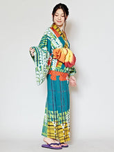 レトロモダン藤の花セパレート浴衣