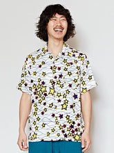 アフリカンプリントMEN'Sアロハシャツ