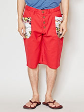 アフリカンプリント MEN'Sハーフパンツ