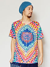 花火風プリント メンズTシャツ