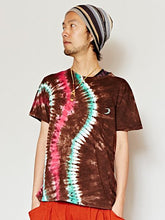 ウエーブタイダイMEN'SポケットＴシャツ