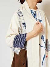 THAI COTTON パッチワーク風MEN'Sカーディガン
