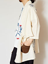 THAI COTTON パッチワーク風MEN'Sカーディガン