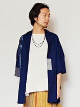 THAI COTTON パッチワーク風MEN'Sカーディガン
