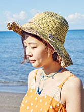 ワイドブリム エスニックペーパーハット