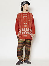 yul ジオメトリックMEN'Sニットトップス