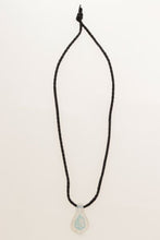 HAND MADE ガラス細工 ドロップネックレス