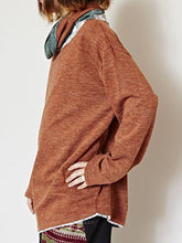 ボリュームネックMEN'Sニットソートップス