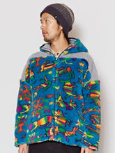 メキシカン柄アミーゴMEN'Sボアジャケット リバーシブル仕様