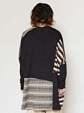 パッチワークニットソーMEN'Sカーディガン