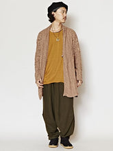 コットンニットMEN'Sカーディガン