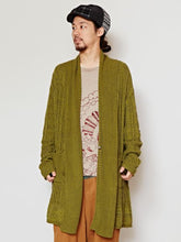 コットンニットMEN'Sカーディガン