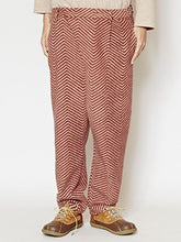 ジグザグ模様 綿起毛MEN'Sサルエルパンツ
